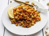 Salade de pois chiches/carottes