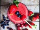 Smoothie tout rouge