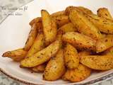 Country potatoes  au thym et paprika fumé (pommes de terre au four)