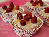 Petits cakes au pamplemousse rose et framboises {Saint-Valentin ou mardi gras ?}