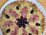 Pizza Hawaï (ananas, jambon, olives)
