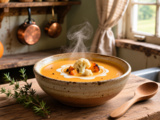 ➤Velouté de courge musquée, chou-fleur et pomme de terre : une soupe anti-gaspi toute douce !🥣