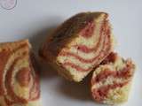 Mini cakes marbrés vanille & fraise