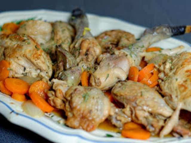 poulet fermier au vinaigre