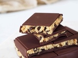 Tablette Cookie Dough {sans gluten, sans lactose}