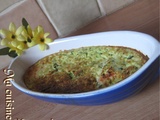 Clafoutis de courgettes/saumon