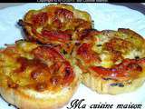 Tartelettes tomates mozzarella (recette adaptée de tupperware)