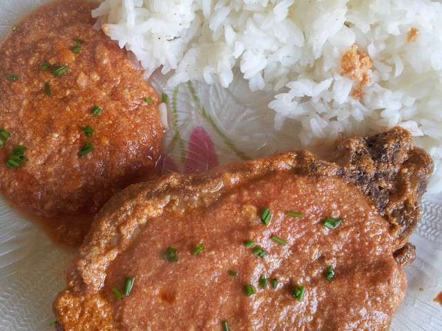 Recettes de Côte de porc et Sauce tomate