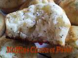 Muffin Citron et Pavot de Sandrine