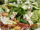 Salade au Bleu, Croutons et Lardons
