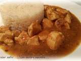 Blanc de poulet sauce curry