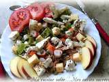 Salade thon-surimi & 3 fromages