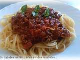Spaghetti bolognaise rapide