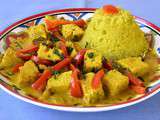 Curry de tofu aux poivrons