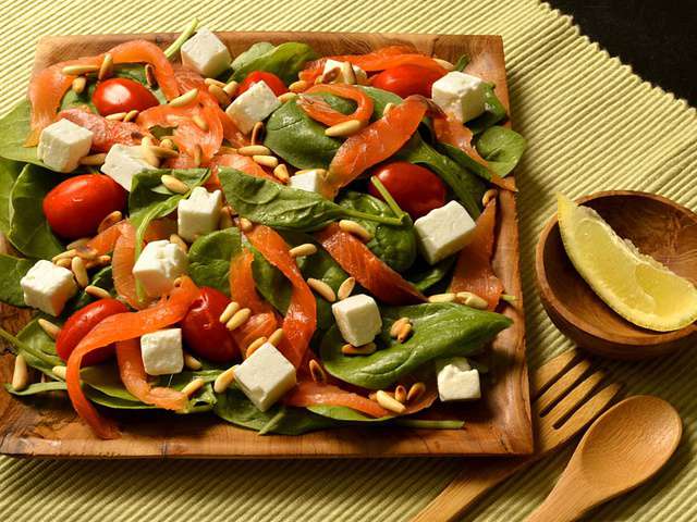 Recettes de Salade au saumon de Ma Cuisine Santé
