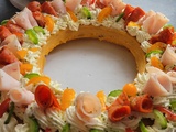 Tarte apéritive sur base moelleuse