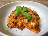 Risotto à la parmigiana d’aubergines