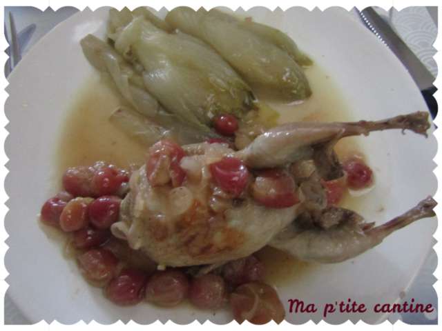 comment cuisiner les cailles aux raisins