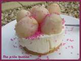 Cheese cake aux litchis