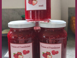 Confiture de fraises et framboises