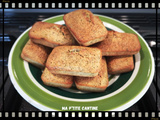 Financiers à la menthe fraîche