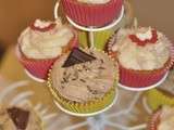 Cupcakes  Vanille de Madagascar  et Cupcakes  Chocolat-Cardamone 