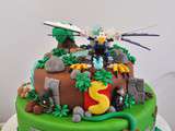 Gâteau 3D  lego chima  ( lego chima birthday cake)