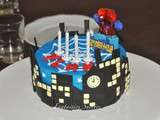 Gâteau d'anniversaire Spiderman (Spiderman birthday cake) 3D