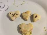 Feuilletés apéritifs : cœurs de la St Valentin jambon/fromage