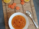 Soupe carottes/orange et soupçon de cumin