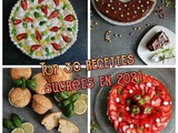 Top 30 des recettes sucrées en 2021