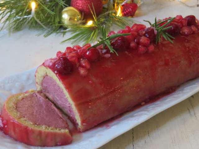 Recette Bûche de Noël Sans Gluten et Sans Lactose - Citron-Framboise