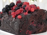 Cake au chocolat et aux fruits rouges
