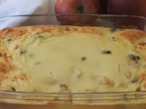 Clafoutis aux pommes et aux raisins secs