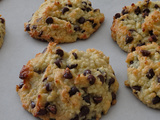 Cookies aux amandes et aux pépites de chocolat noir