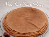 Crêpes à la farine de châtaigne