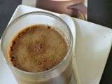 Flan au café et chicorée riche en calcium sans gluten et sans lactose