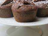 Muffins aux noisettes et au chocolat, sans gluten et sans lactose