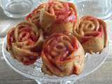 Muffins-roses aux pralines sans gluten et sans lactose