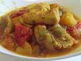 Petit curry de dinde aux légumes et pommes