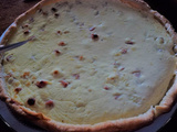 Tarte au fromage blanc salée