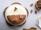 D’Entremets à la noix de coco et au chocolat