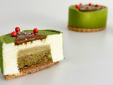 D’Entremets de Noël Pistache et fleur d’oranger