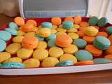 Macarons de Sandrine avec les colorants alimentaires de MaSpatule