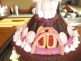 Chateau de princesse = gateau d'anniversaire