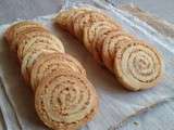 Biscuits spirales aux amandes et cannelle