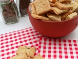 Crackers à l'huile d'olive et aux herbes