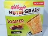 Test des  à toaster nutri-grain au chocolat   de Kellogg's