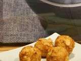 Croquettes de pommes de terre, lard-oignons-amandes