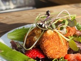 Salade de babybel frits